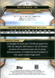 2019 Willie Mays Topps Triple Threads CITRINE 30/75 #95 San Francisco Giants
