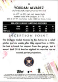2020 Yordan Alvarez Topps Inception ROOKIE RC #25 Houston Astros
