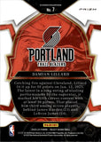 2022-23 Damian Lillard Panini Select CONCOURSE TIGER STRIPE PRIZM SP! #7 Portland Trail Blazers