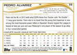 2014 Pedro Alvarez Topps FUTURE STARS SP PHOTO VARIATION #33 Pittsburgh Pirates