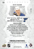 2025-26 Keith Tkachuk Upper Deck Artifacts EMERALD MATERIAL 11/25 JERSEY PATCH #161 St. Louis Blues
