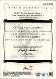 2004 Keith Hernandez Fleer Greats AUTOGRAPH AUTO #GBA-KH St. Louis Cardinals