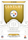 2025 DK Metcalf Panini National Treasures CENTURY MATERIALS 30/99 PATCH #CM-DKM Pittsburgh Steelers