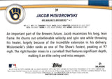 2026 Jacob Misiorowski Topps SERIES TWO CHROME REFRACTOR ROOKIE RC #39 Milwaukee Brewers