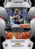 2024 Rome Odunze Panini Obsidian ROOKIE ERUPTION MATERIALS PATCH GOLD 1/10 RC #ERM-ROE Chicago Bears