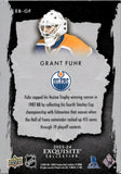 2023-24 Grant Fuhr Upper Deck Exquisite Collection BLACK 75/99 #EB-GF Edmonton Oilers