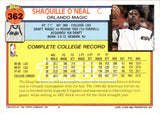 1992-93 Shaquille O'Neal Topps GOLD ROOKIE RC #362 Orlando Magic 1
