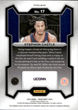2024 Stephon Castle Panini Prizm Draft Picks ORANGE ICE PRIZM ROOKIE RC #17 UCONN Huskies