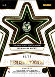 2024-25 Giannis Antetokounmpo Panini Select LODESTARS PINK ICE PRIZM 45/99 #4 Milwaukee Bucks