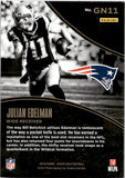 2016 Julian Edelman Panini Black Gold GOLD NUGGETS HOLO WHITE 12/50 #GN11 New England Patriots