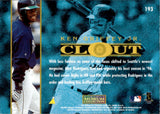 1997 Ken Griffey Jr. Pinnacle CLOUT MUSEUM COLLECTION #193 Seattle Mariners