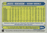 2022 Jackie Robinson Topps SILVER PACK CHROME 1987 DESIGN PURPLE MOJO REFRACTOR 48/75 #T87C-62 Brooklyn Dodgers