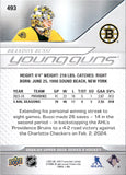 2024-25 Brandon Bussi Upper Deck SERIES 2 YOUNG GUNS ROOKIE RC #493 Boston Bruins 3