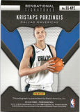 2019-20 Kristaps Porzingis Panini Prizm SENSATIONAL SIGNATURES AUTOGRAPH AUTO #SS-KPZ Dallas Mavericks