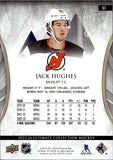 2023-24 Jack Hughes Upper Deck Ultimate Collection PURPLE 4/15 #51 New Jersey Devils