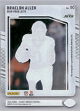 2024 Braelon Allen Panini CLEARLY DONRUSS RATED ROOKIE AUTOGRAPH RC AUTO #90 New York Jets