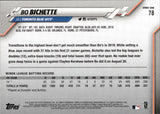 2020 Bo Bichette Topps SERIES 1 ROOKIE SP PHOTO VARIATION RC #78 Toronto Blue Jays