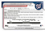 2024 Travis Sykora Bowman CHROME PROSPECT 1st BOWMAN REFRACTOR AUTOGRAPH 211/499 AUTO #CPA-TSY Washington Nationals