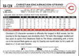 2024 Christian Encarnacion-Strand Topps Chrome ROOKIE AUTOGRAPH AUTO #RA-CEN Cincinnati Reds