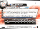 2017 Aaron Judge Bowman ROOKIE RC #32 New York Yankees 1