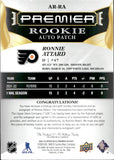 2022-23 Ronnie Attard Upper Deck Premier ROOKIE AUTO PATCH 57/65 AUTO RC #AR-RA Philadelphia Flyers