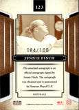 2008 Jennie Finch Donruss Sports Legends AUTOGRAPH 84/100 AUTO #123 SOFTBALL