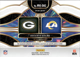 2025 Davante Adams Panini Select MULTIVERSE RED PRIZM DUAL JERSEY #MVJ-DAS Green Bay Packers Los Angeles Rams