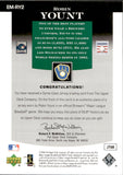 2006 Robin Yount Upper Deck Epic EPIC MATERIALS DARK GREEN GAME-USED JERSEY 18/75 #EM-RY2 Milwaukee Brewers
