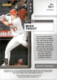 2020 Mike Trout Panini Prizm STAR GAZING RED PRIZM #SG-1 Los Angeles Angels