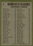 1971 Johnny Bench Billy Williams Tony Perez Topps 1970 NATIONAL LEAGUE HOME RUN LEADERS #66 Reds Cubs 1