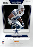 2025 Darren Woodson Panini Prizm Black SENSATIONAL SIGNATURES MOJO PRIZM AUTO 9/25 AUTOGRAPH #SS-DWN Dallas Cowboys