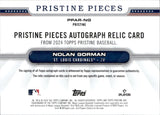 2024 Nolan Gorman Topps Pristine PRISTINE PIECES AUTOGRAPH RELIC JERSEY 27/99 AUTO #PPAR-NG St. Louis Cardinals