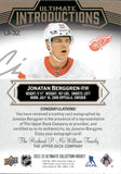 2022-23 Jonatan Berggren Upper Deck Ultimate Collection ULTIMATE INTRODUCTIONS AUTOGRAPH ROOKIE AUTO RC #UI-32 Detroit Red Wings