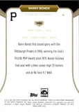 2025 Barry Bonds Topps Welcome To The Club 3X MVP AQUA FOIL 72/75 #4 Pittsburgh Pirates
