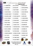 2023-24 Connor Bedard Leo Carlsson Upper Deck SERIES 2 YOUNG GUNS CHECKLIST ROOKIE RC #500 Chicago Blackhawks Anaheim Ducks 1