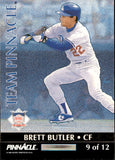 1992 Ken Griffey Jr. Brett Butler Pinnacle TEAM PINNACLE #9 Seattle Mariners Los Angeles Dodgers