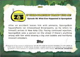 2025 SpongeBob SquarePants Topps Chrome IS THERE SOMETHING WRONG WITH ME? GROSS OUT #GO-8