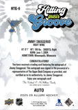 2025-26 Jimmy Snuggerud Upper Deck Allure HITTING THEIR GROOVE ROOKIE AUTOGRAPH RC AUTO #HTG-9 St. Louis Blues