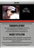 2024 Mickey Tettleton Leaf Metal 1991 LEAF TRIBUTE GALAXY CRYSTAL AUTOGRAPH ONE-OF-ONE 1/1 AUTO #91A-MT1 Detroit Tigers
