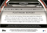 2013 Nick Ahmed Bowman Platinum PROSPECT AUTOGRAPH AUTO #BPAP-NA Arizona Diamondbacks