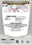 2024-25 Conor Geekie OPC Platinum ROOKIE AUTOGRAPHS RC AUTO #R-GE Tampa Bay Lightning