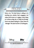 2026 Gonzo Topps Disney Chrome Sapphire WHITE REFRACTOR 16/30 #57 MUPPETS