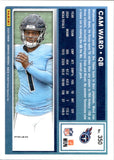 2025 Cam Ward Panini Donruss Optic RATED ROOKIE RED WAVE PRIZM RC #350 Tennessee Titans