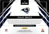 2022 Isaac Bruce Panini Impeccable HALL OF FAME AUTOGRAPH 5/49 AUTO #IHA-IBR St. Louis Rams