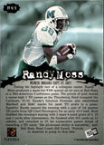 1998 Randy Moss Press Pass FIELDS OF FURY ROOKIE RC #4 Minnesota Vikings Marshall Thundering Herd