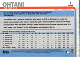 2019 Shohei Ohtani Topps Chrome #1 Los Angeles Angels 16