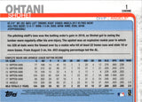2019 Shohei Ohtani Topps Chrome #1 Los Angeles Angels 7