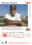 1997 David Arias Ortiz Fleer ROOKIE RC #512 Minnesota Twins
