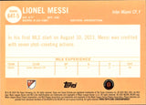 2024 Lionel Messi Topps Chrome MLS TOPPS 1964 FOOTBALL #64T-5 INTER MIAMI FC