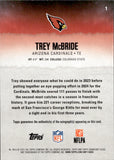 2025 Trey McBride Topps Signature Class AUTOGRAPH 24/150 AUTO #1 Arizona Cardinals
